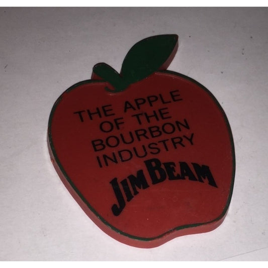 The Apple Of The Bourbon Industry JIM BEAM WHISKEY Vintage REFRIGERATOR MAGNET