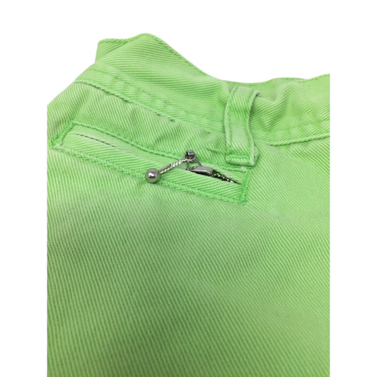 Limited Too Lime Green Colored Denim Shorts size 8 (Girls)