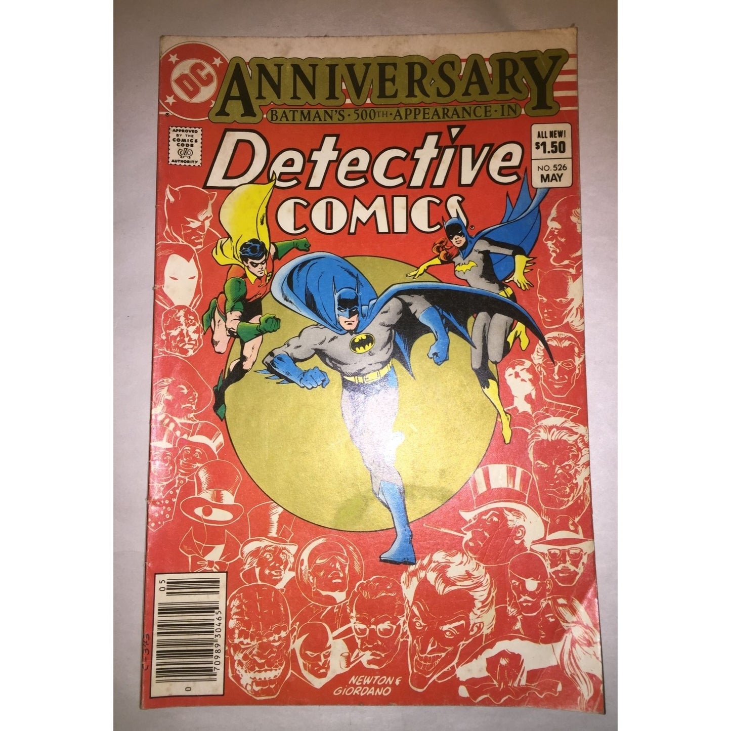 DC Comics Batman's 500th Appearance Detective Comics No 526 May 1983