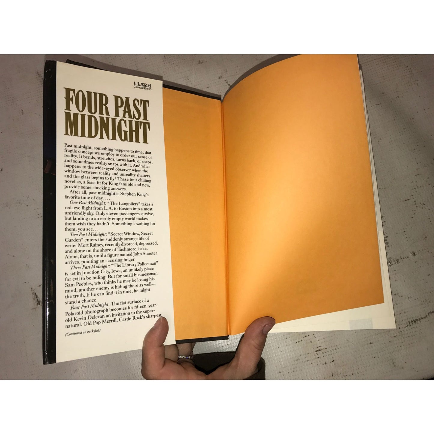 Stephen King Four Past Midnight Hardcover Book