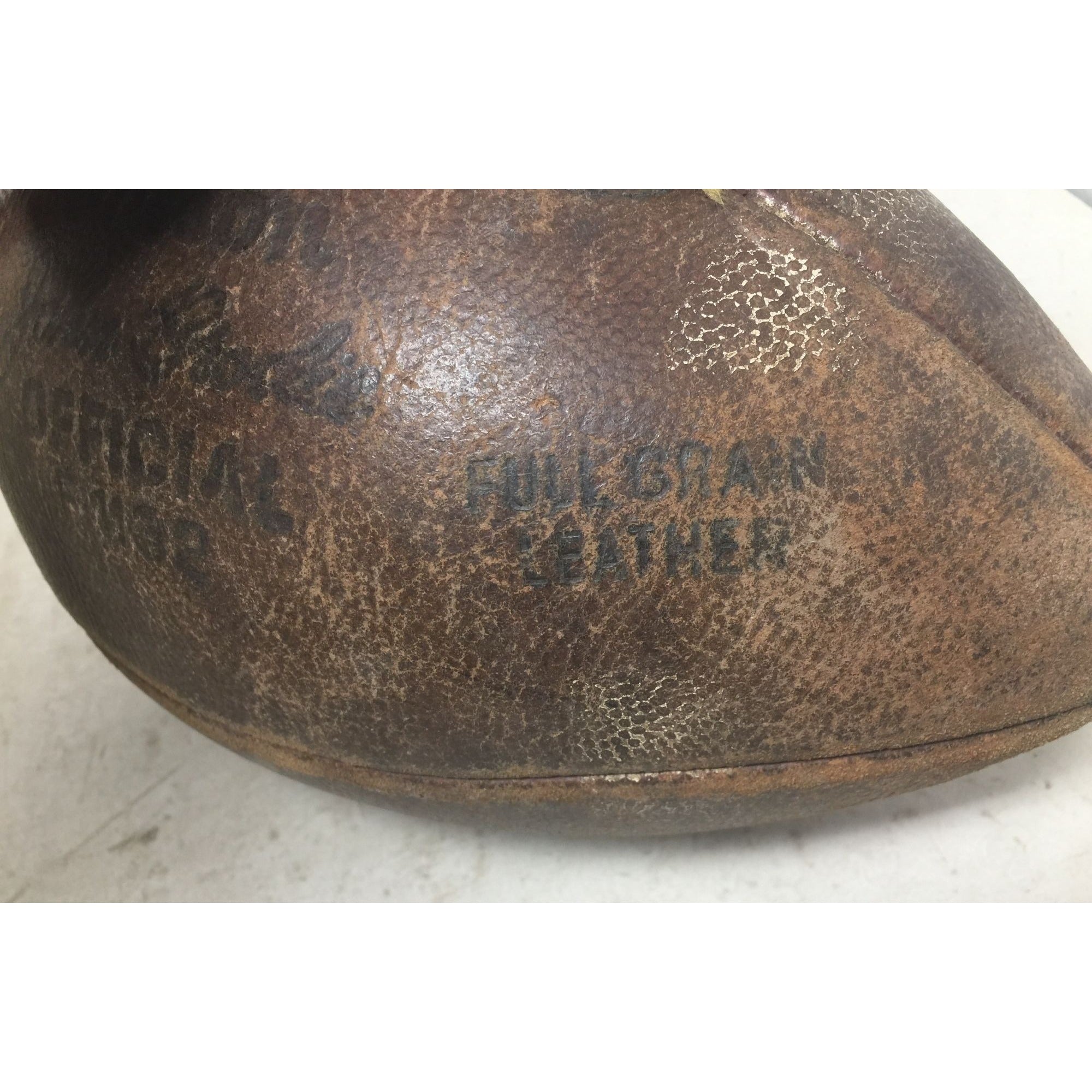 Vintage Football Wilson John Brodie Official F1132 Triple Lined