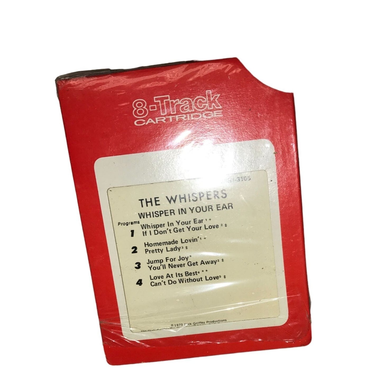 Vintage Eight Track Cassette Tape The Whispers Whisper in Your Ear