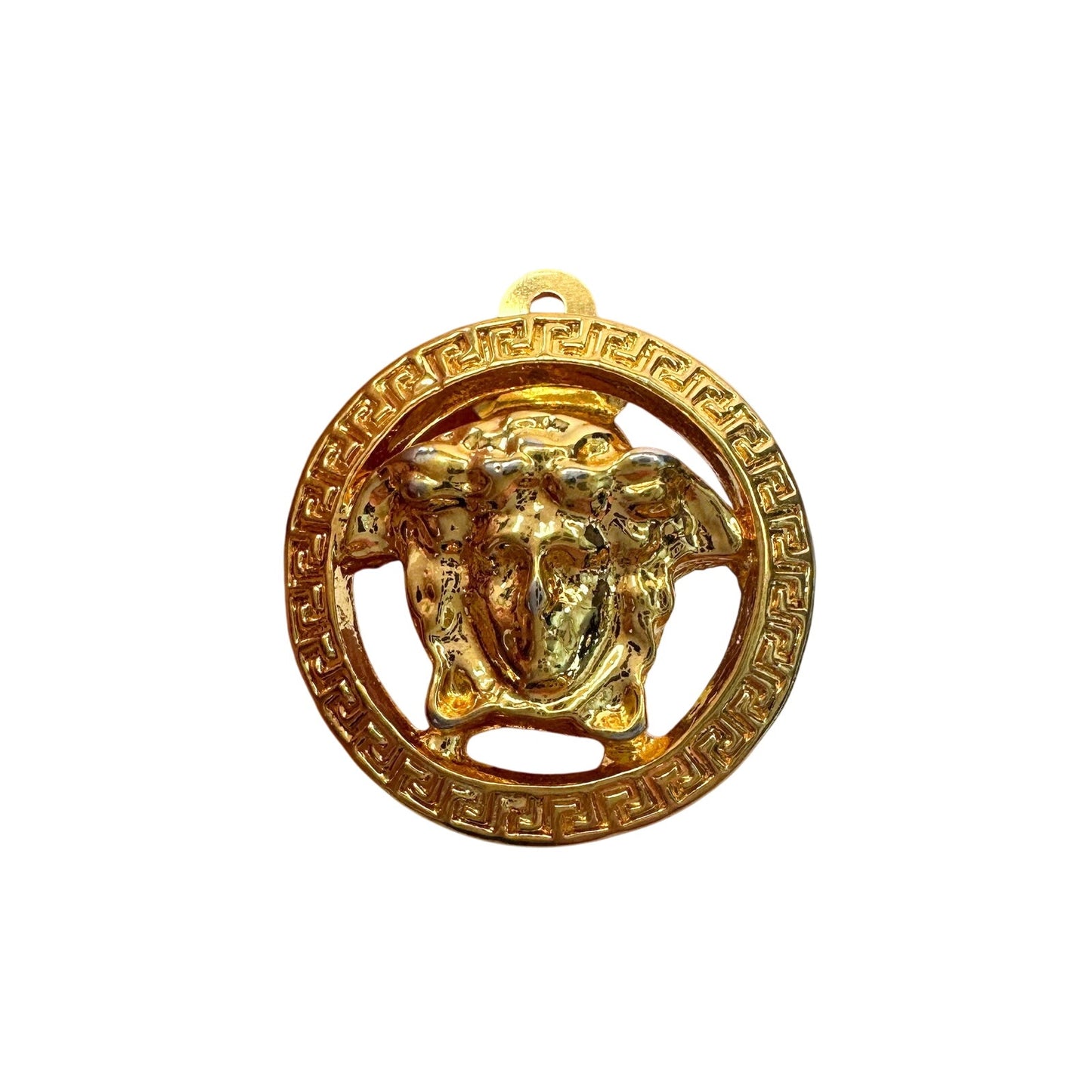 Gianni Versace Medusa Gold Plated Clip-On Earrings