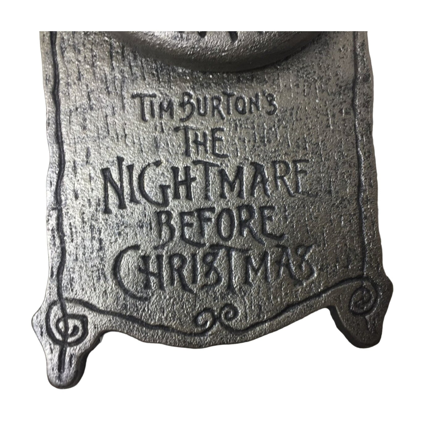 Disney The Nightmare Before Christmas Door Knocker Jack Skellington Head Cast Metal