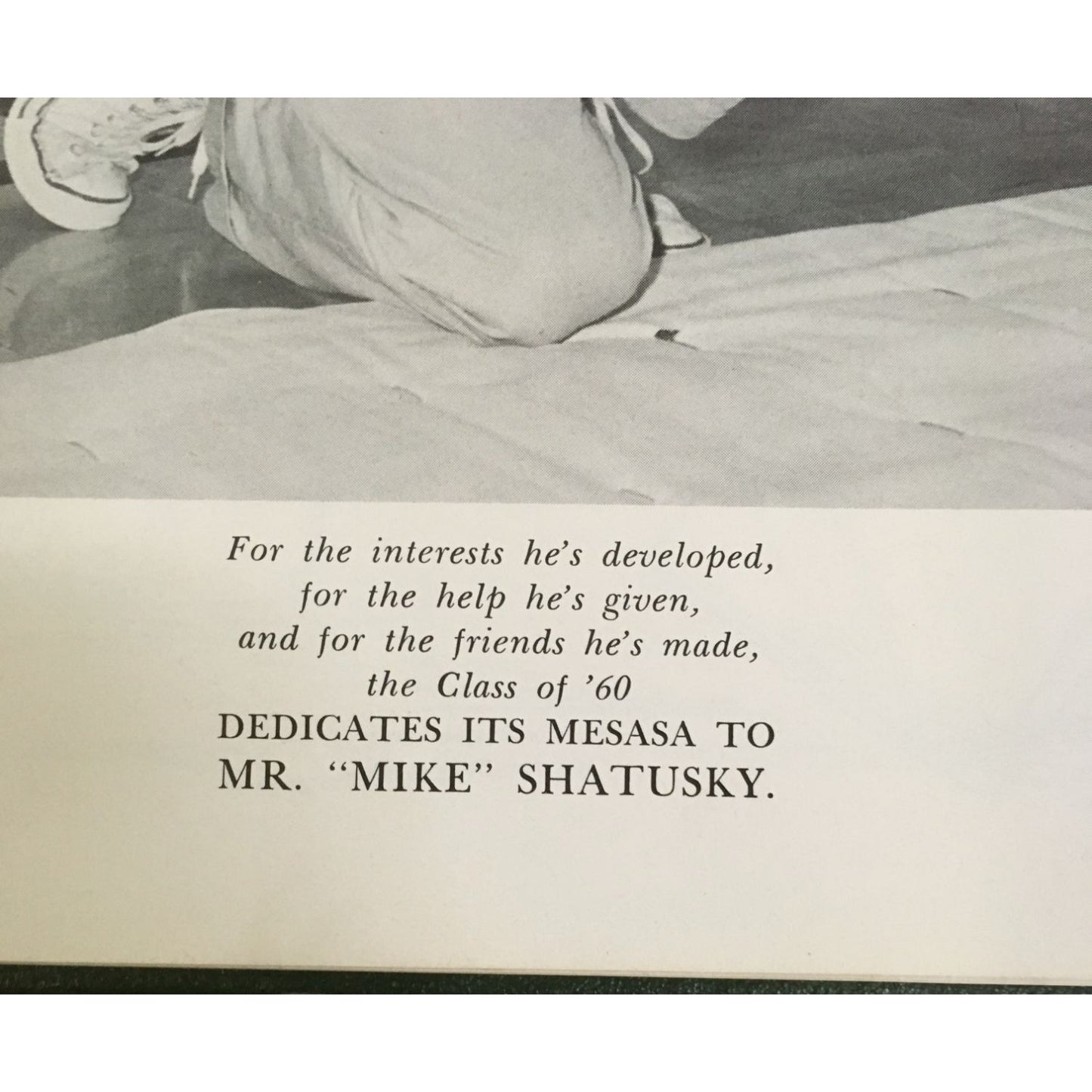 The Class of 1960 of Ottawa Hills High School Presents the 20th Annual Mesasa yearbook