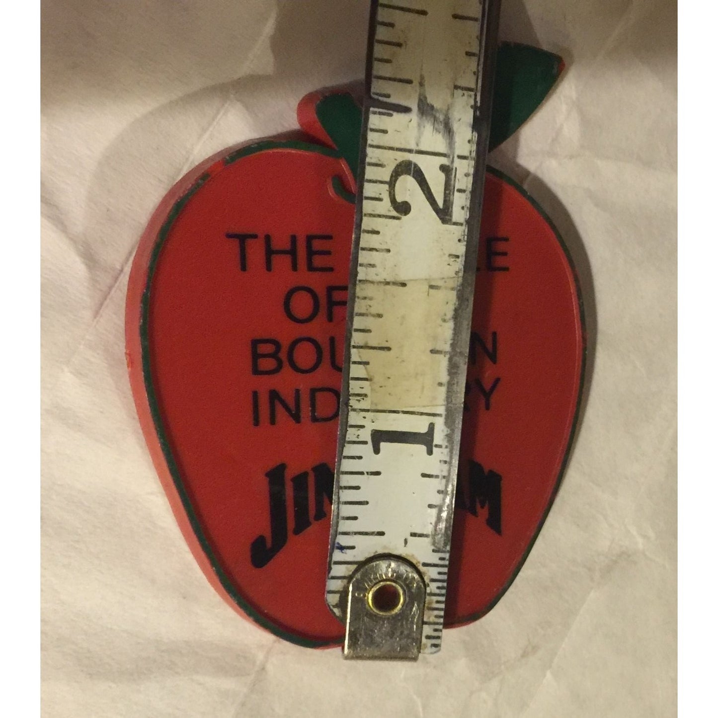 The Apple Of The Bourbon Industry JIM BEAM WHISKEY Vintage REFRIGERATOR MAGNET