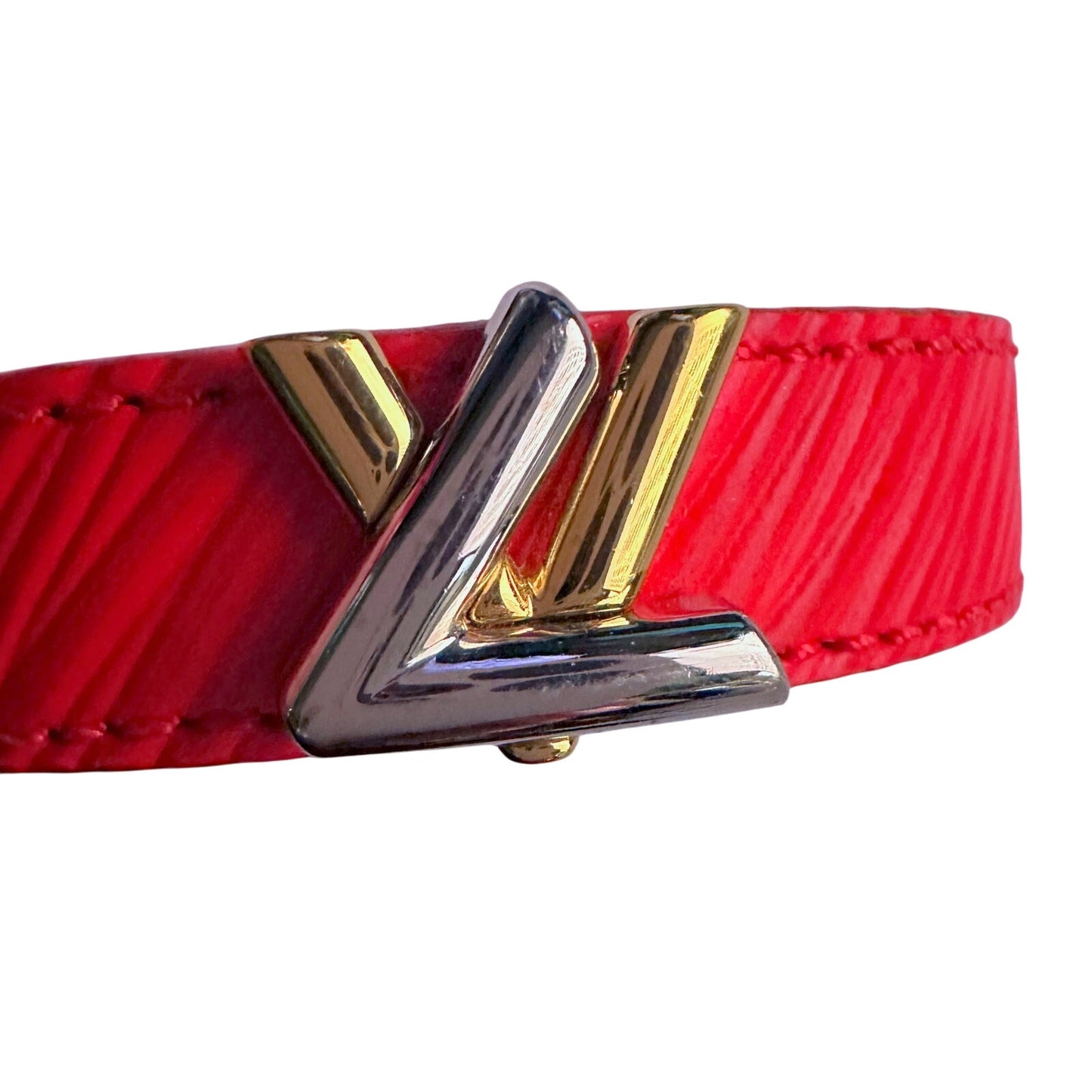 Louis Vuitton Epi Red Leather Bracelet