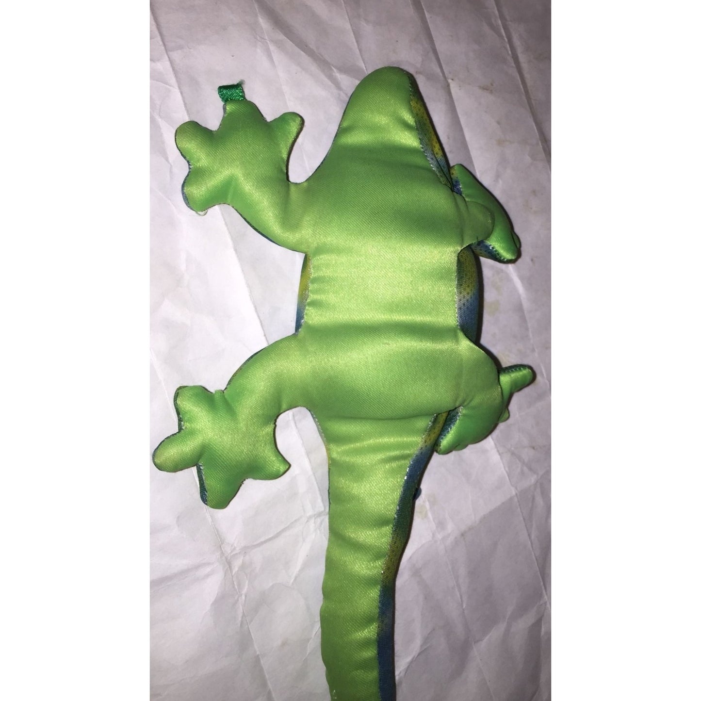 Green and Blue Dinosaur/Lizard Stuffed Animal Plushie Toy- about 8 inches