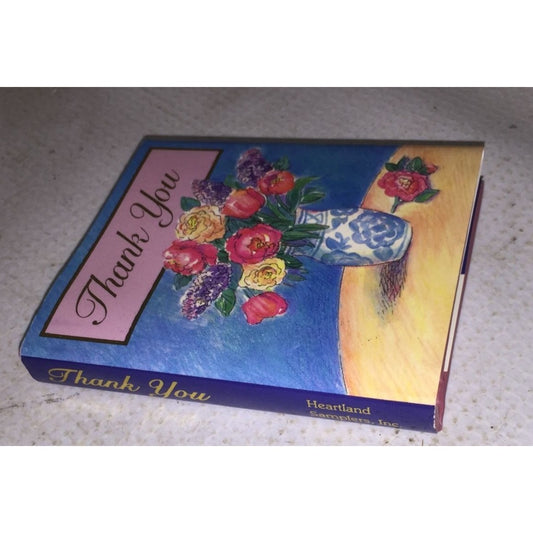 "Thank You"- Heartland Samplers, Inc. Vintage Miniature Book