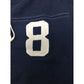 Abercrombie Girls Size Large Cotton Navy Blue Tee Shirt with #8 on it