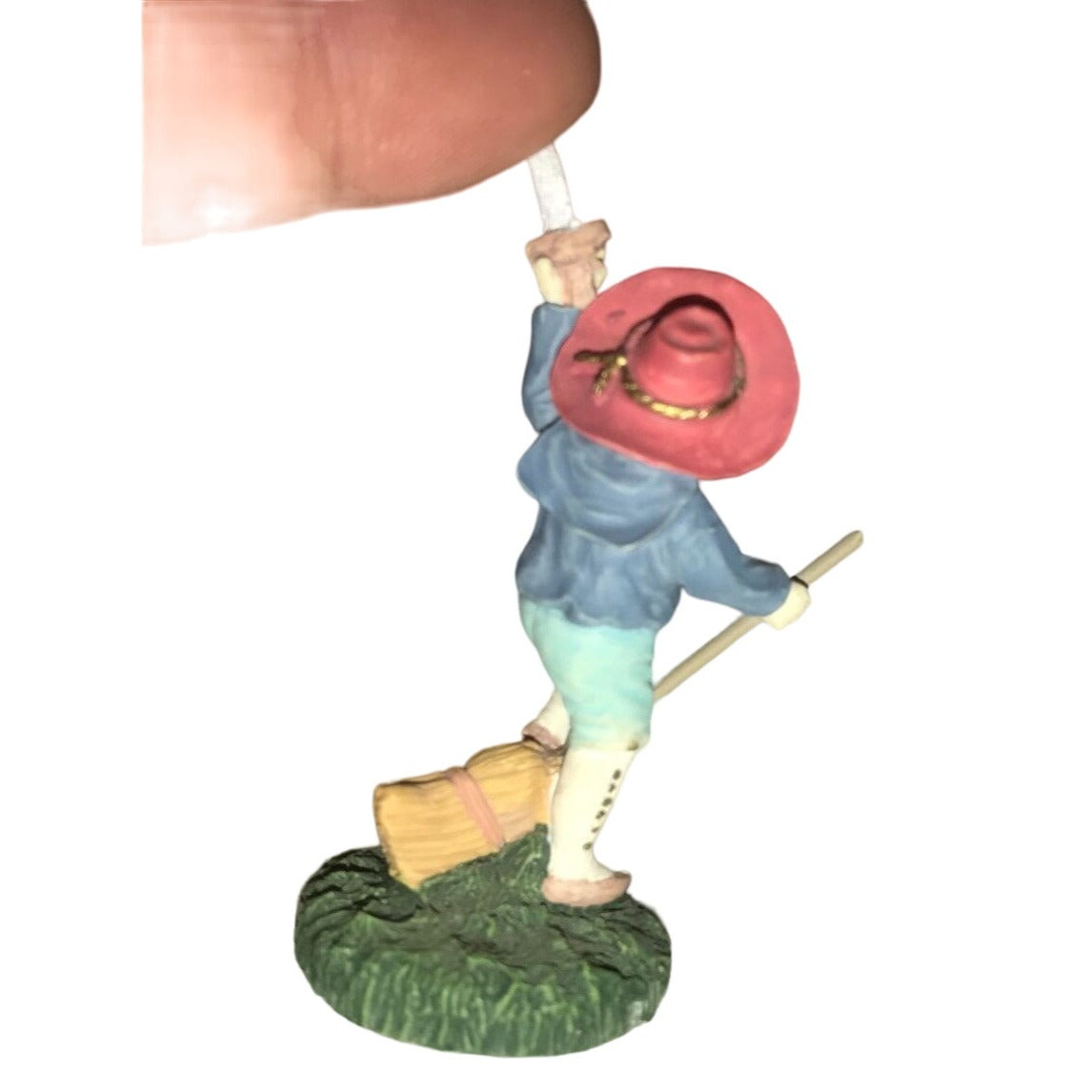 Enesco Boy Playing Figurine- Village Maud Humphrey Bogart Collection