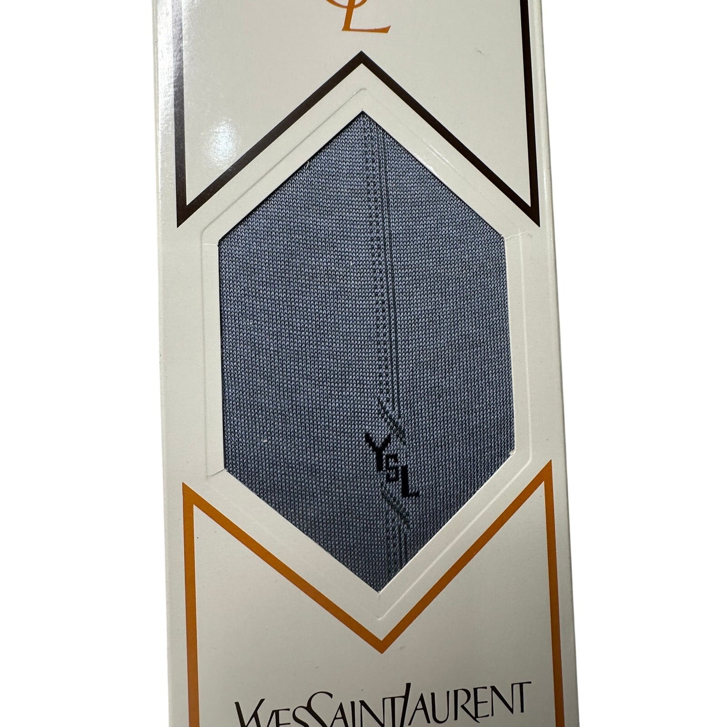 Yves Saint Laurent (YSL) Dress Socks Gift Set (Blue, Gray, Black)