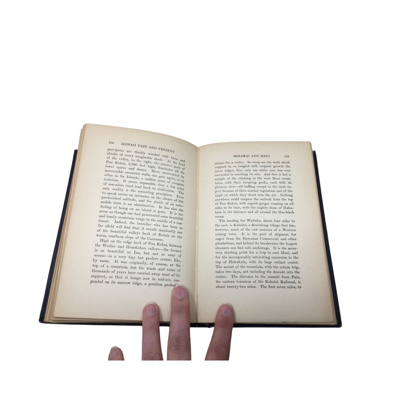 ''HAWAII PAST & PRESENT'' BY WILLIAM R CASTLE JR