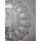 Vintage L.E. Smith Clear Glass Deviled Egg/Condiment Platter