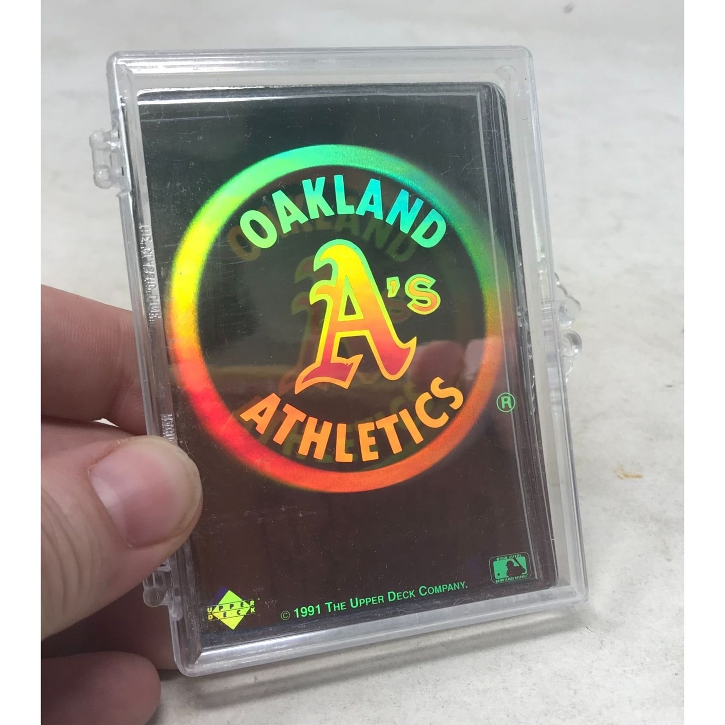 Oakland A's Team Hologram Card Oakland Athletics