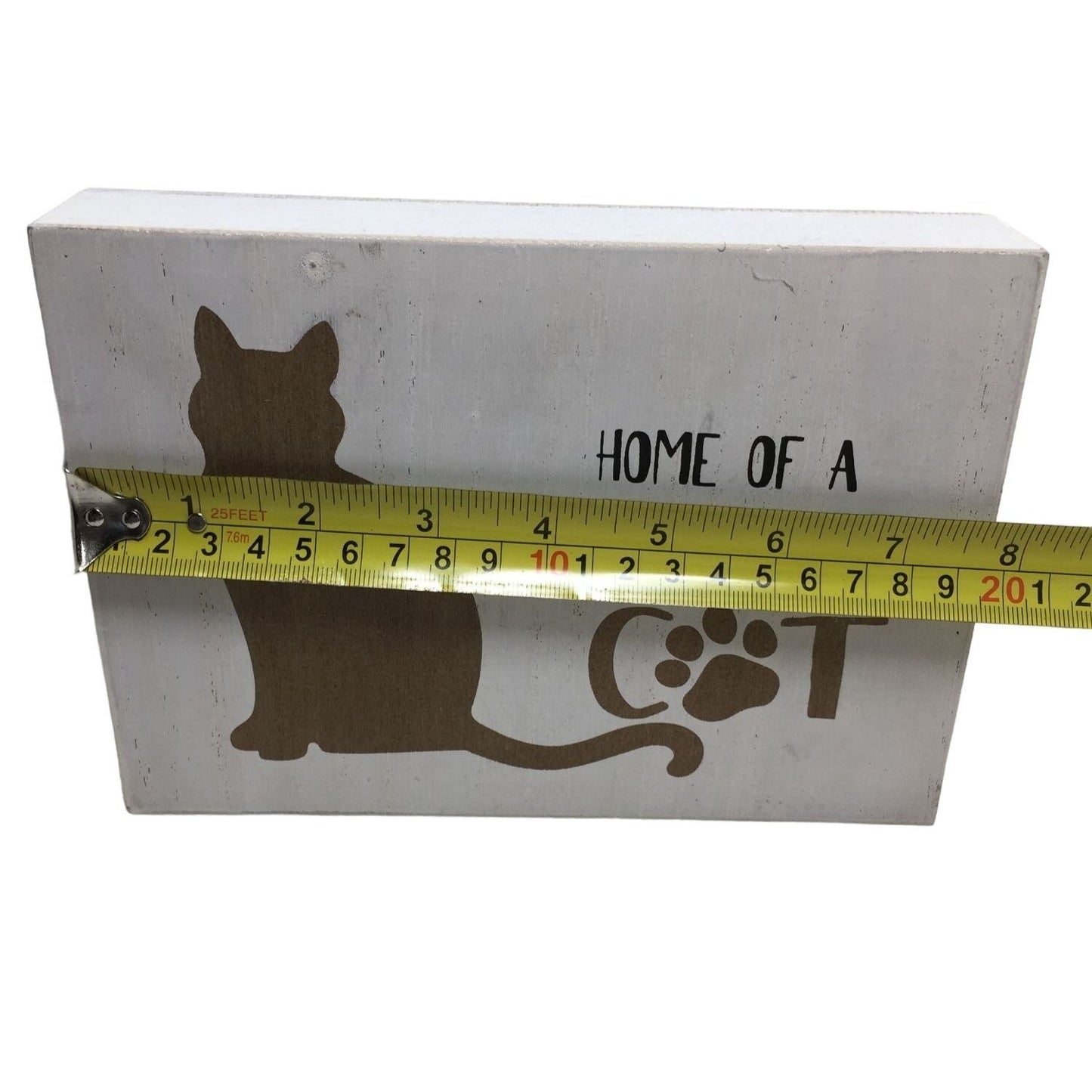 Home of a Spoiled Rotten Cat - Wooden Wall Hanging Decor - Cat Lover Gift