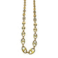 Givenchy Puffed Anchor Mariner 21" Chain Necklace w 4 Rhinestoned Links