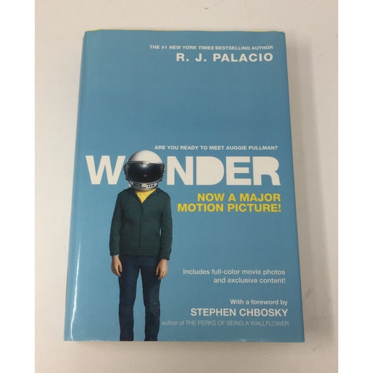 Wonder- Are You Ready To Meet Auggie Pullman? hardback book by R.J. Palacio