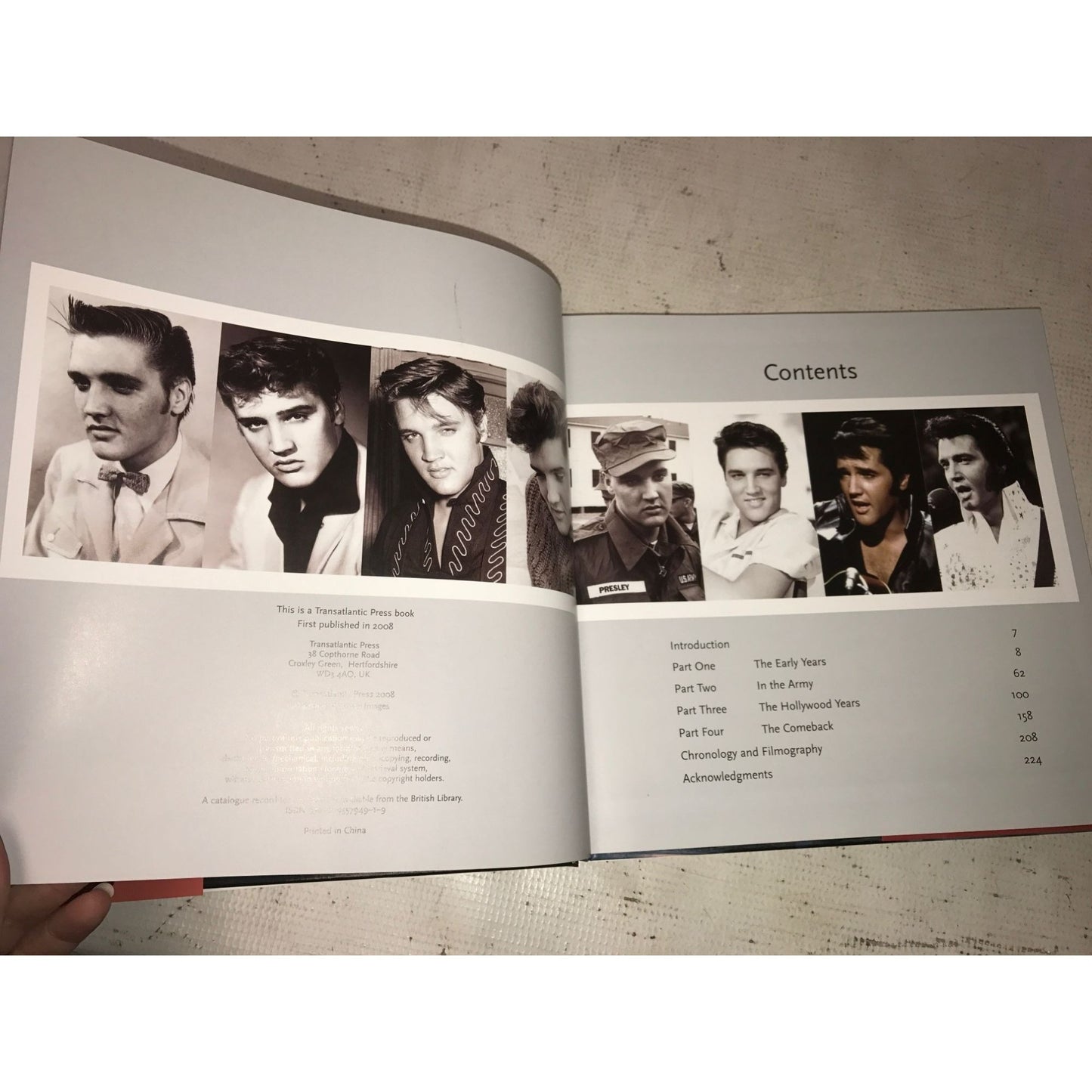 Classic, Rare and Unseen Elvis The Illustrated Biography Book by Marie Clayton