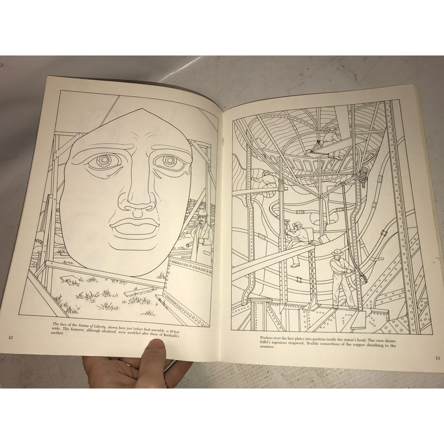 Statue of Liberty and Ellis Island Dover Coloring Book - AG Smith