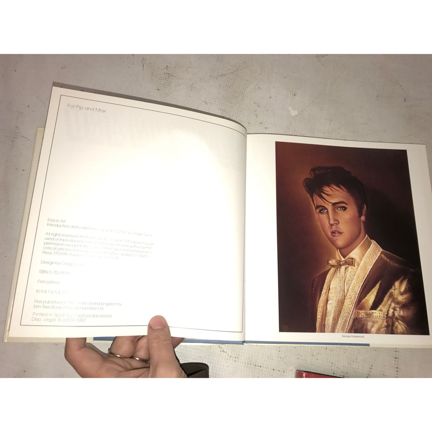 Elvis in Art Compiled by Roger G. Taylor Hardback Book