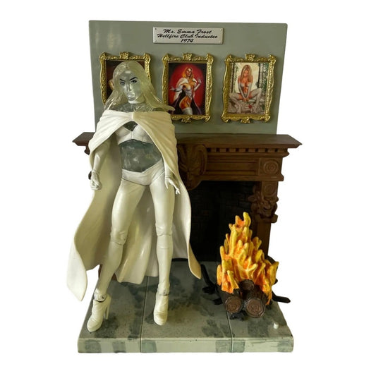 Marvel Ms. Emma Frost Action Figure (7'' tall) with Fireplace