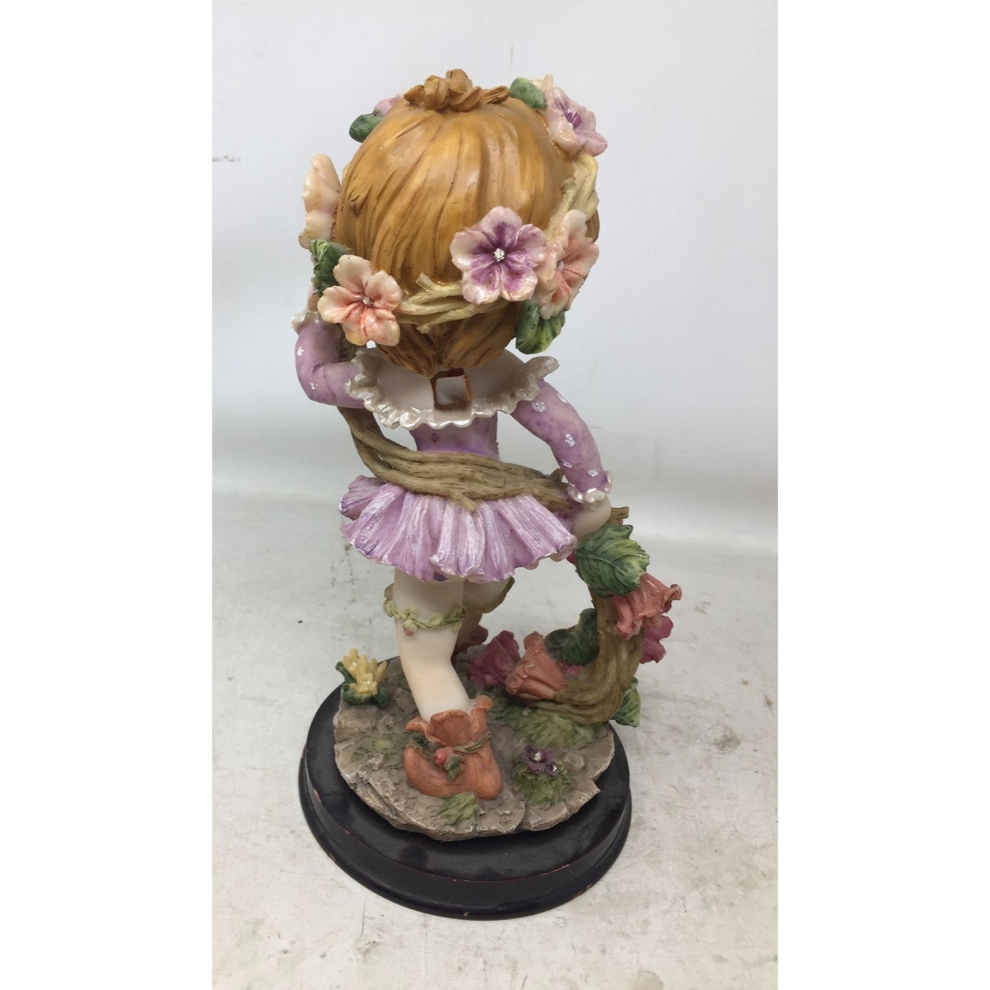 Precious Moments Collection Garden Girl Fairy wearing Flower Crown Figurine