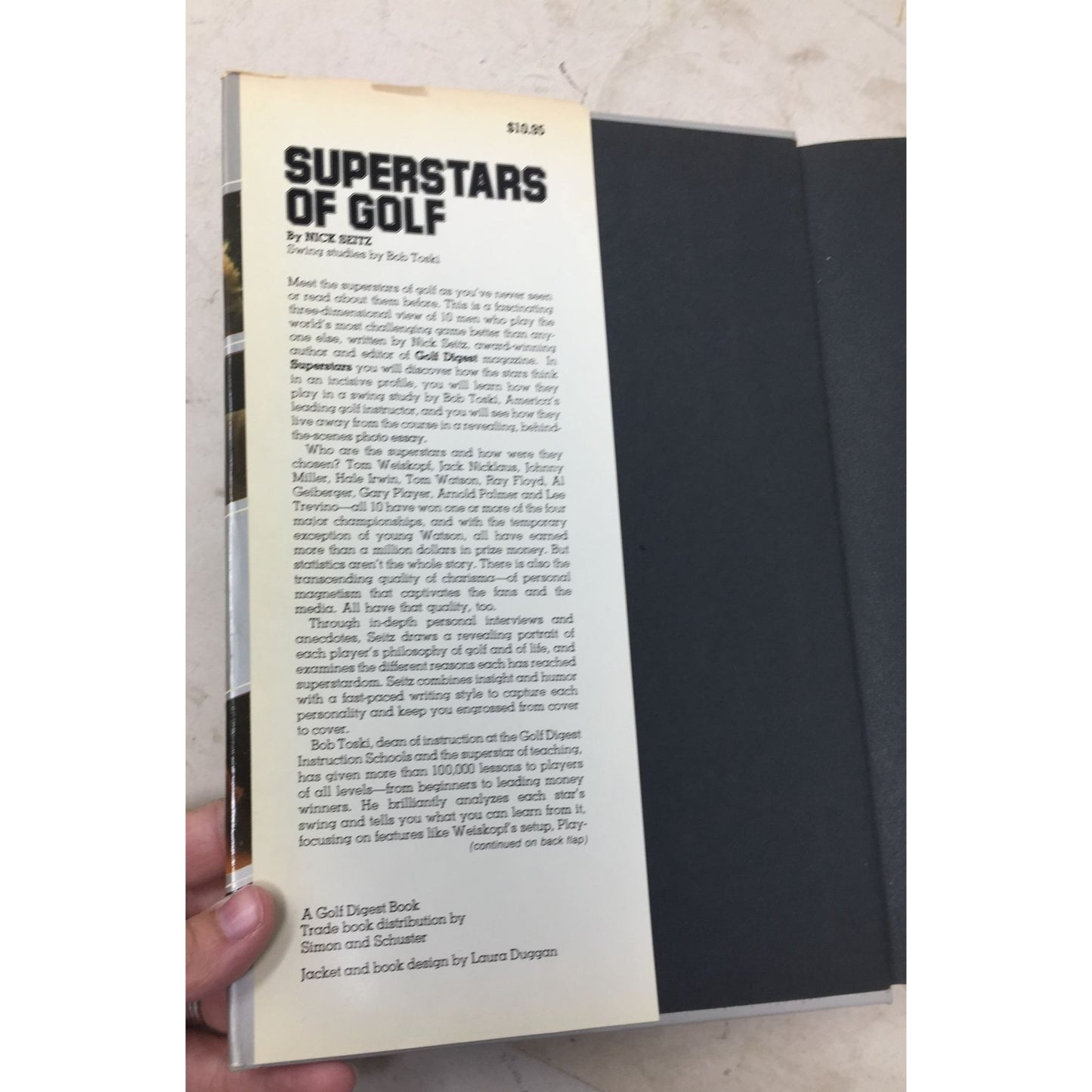 Super Stars of Golf By Nick Seitz Hardcover Book