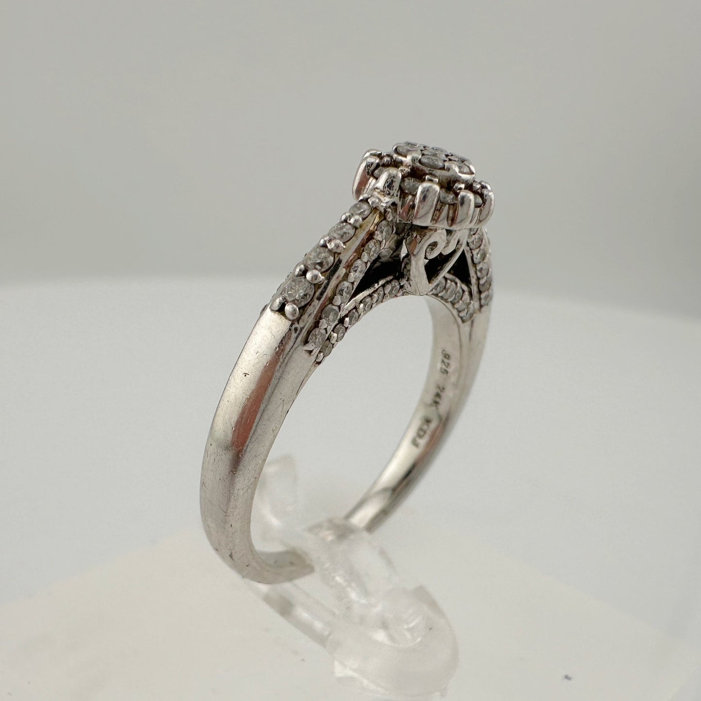 "Pure Love" 2/5 carat Natural Diamond Ring - Size 7