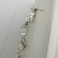 Friedman Jewelers Shimmering White Crystal Fashion Bracelet In Box