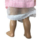 Vintage Freckled Baby Doll Pink and White Dress With Pull String (Doesn't Work)