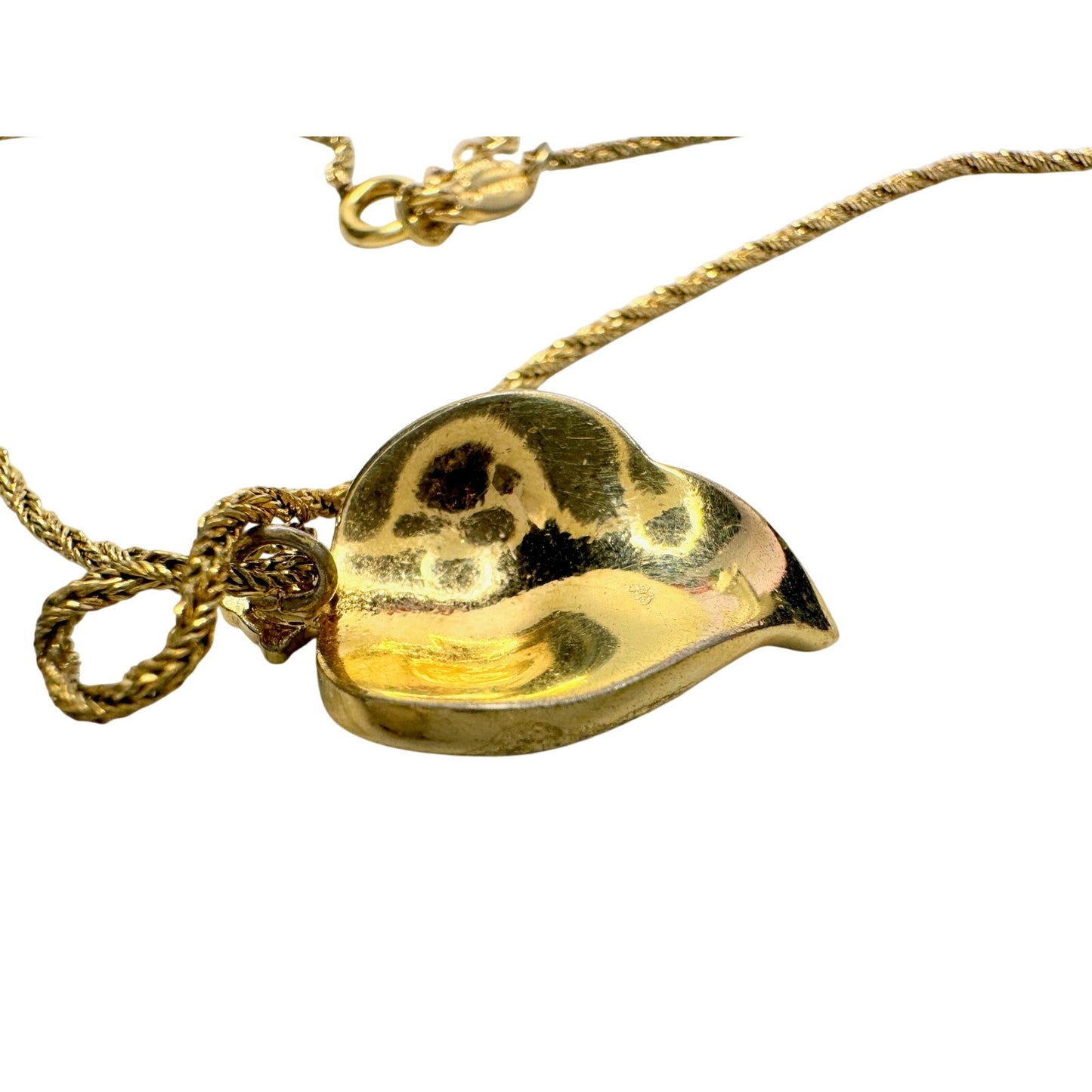 Christian Dior Germany Vintage Gold-Plated Leaf Necklace