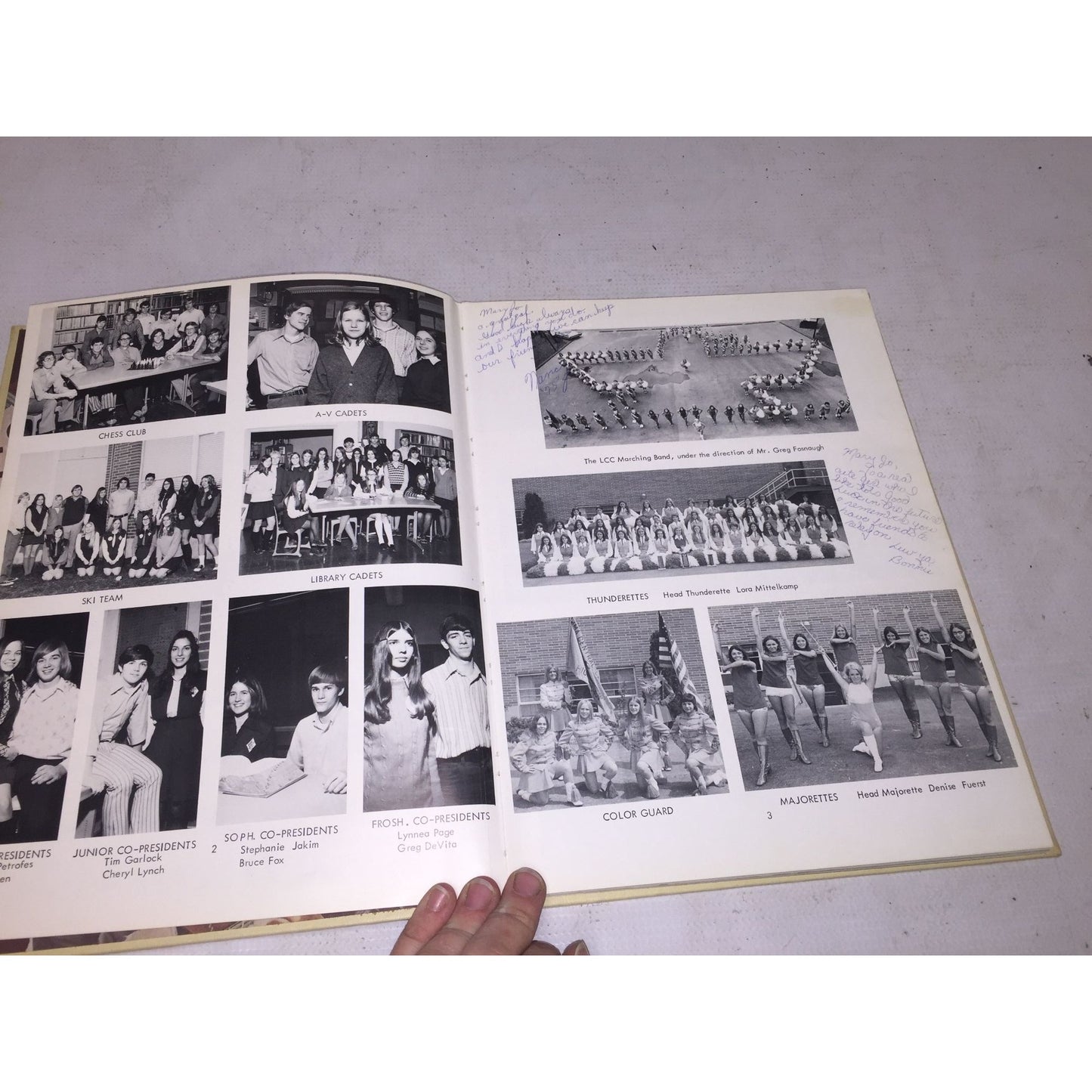 Vintage 1972 Lima Ohio Central Catholic Yearbook with Autographs