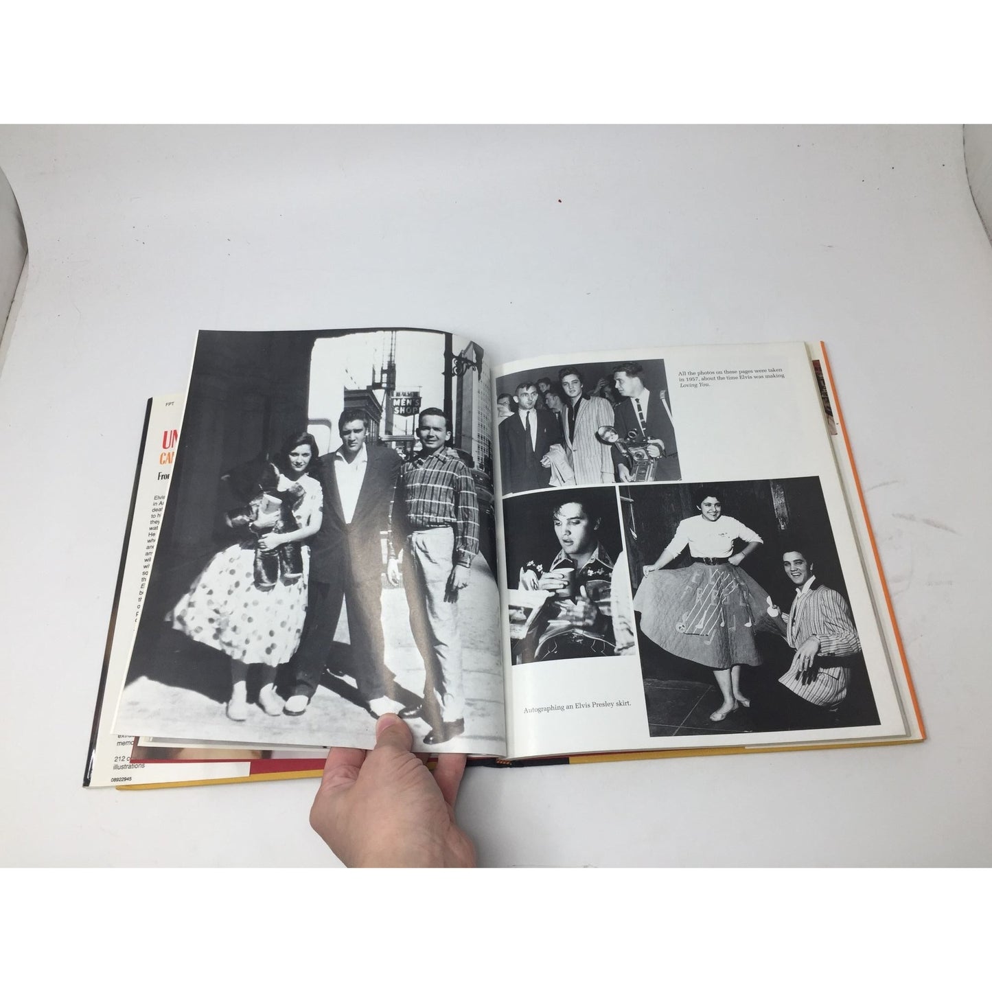 Unseen Elvis Candid's of the King Photo Book By Jim Curtin 1st Edition