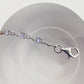 Beautiful 1 Carat Natural Tanzanite Infinity Bracelet - Sterling Silver