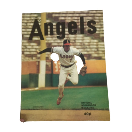 Vintage Angels Baseball Official Scorebook Collectible Magazine
