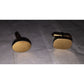 Vintage Men's Gold Tone/Bronze Oval Shaped Cuff Links