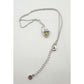 Beautiful Green Peridot Heart Necklace 18" Chain