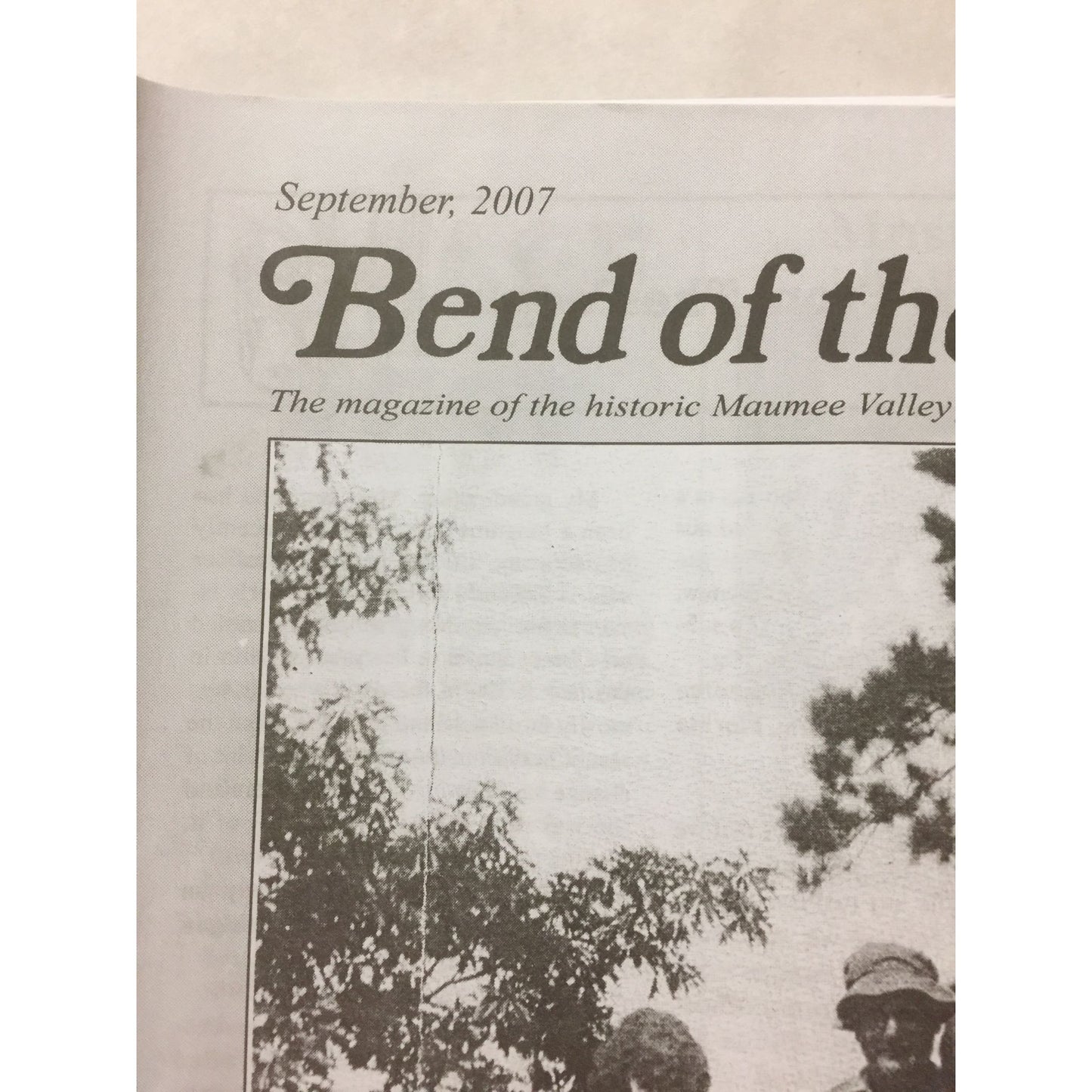 BEND OF THE RIVER Magazine Historic Maumee Valley  September 2007 Issue