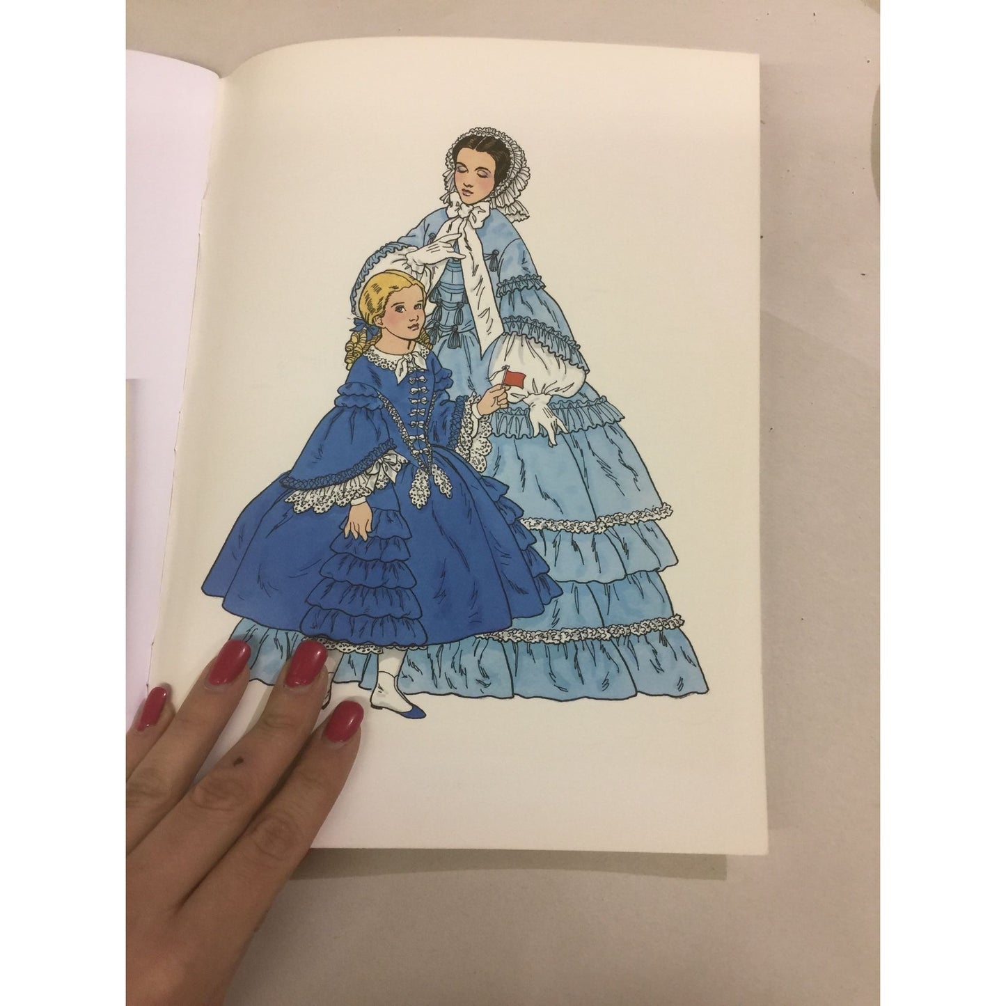 Civil War Fashions Coloring Book by Tom Tierney