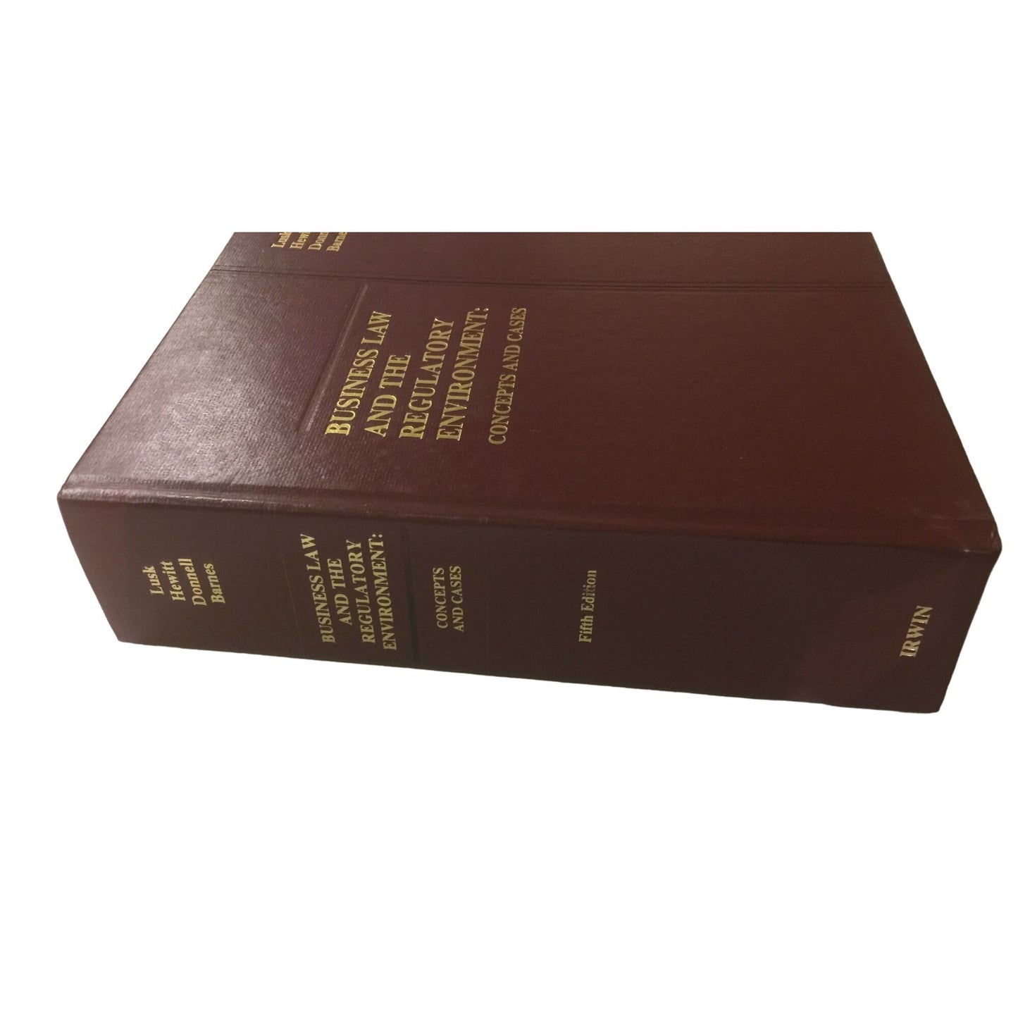 Business Law and the Regulatory Environment: Concepts and Cases Textbook