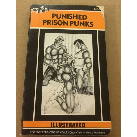 Vintage 1982 Paperback Book "Punished Prison Punks" Adults Only