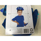 Way to Celebrate Halloween Blue Dino Kit Costume Ages 3+ Headband and Tail