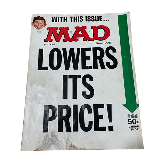 Mad Vintage Magazine December 1975 Lowers It's Price!