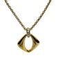 Yves Saint Laurent (YSL) Gold-Plated Necklace w Rhinestones - 20"