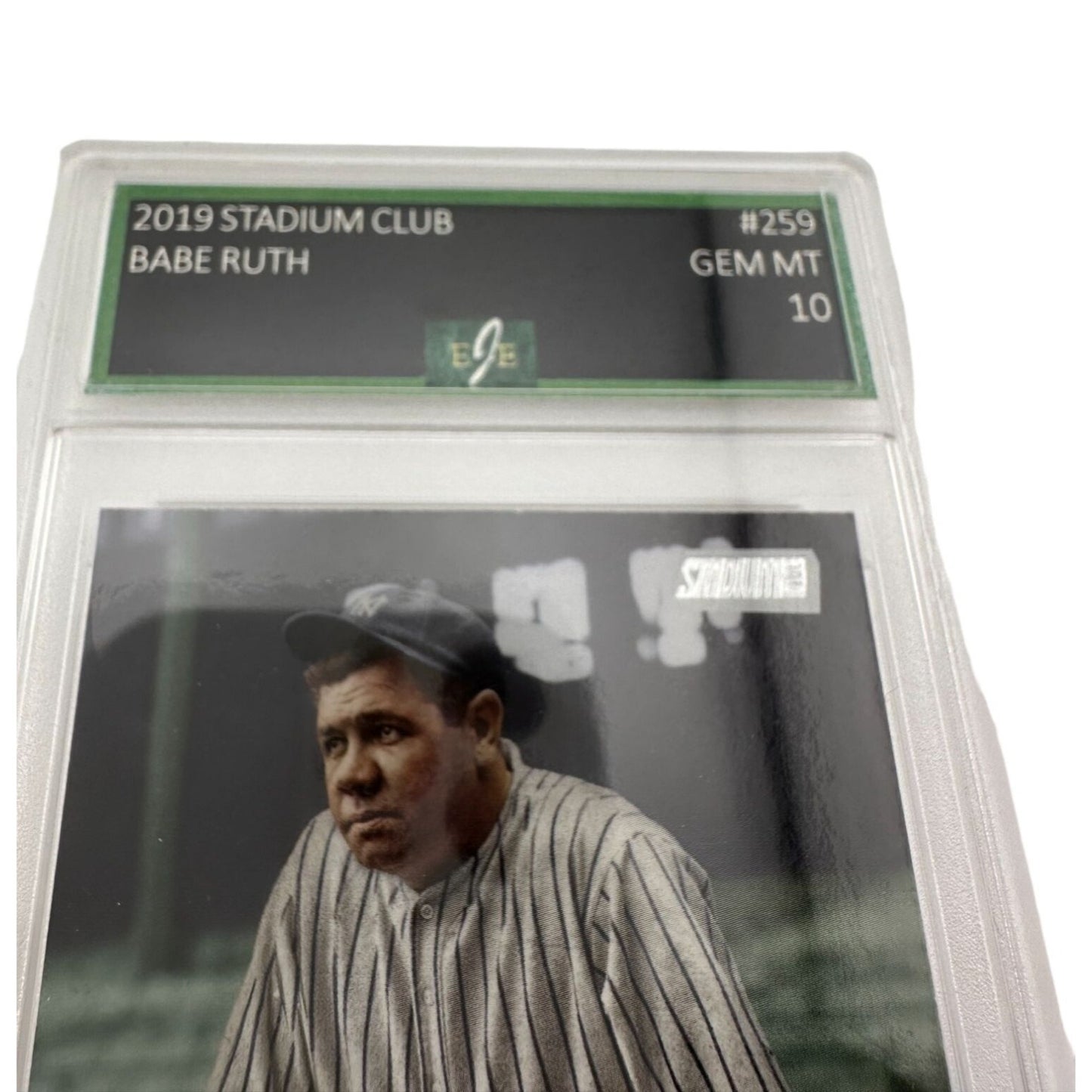 2019 Stadium Club - Babe Ruth Card # 259 Graded GEM MT 10