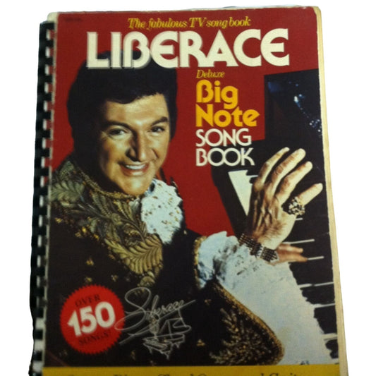 The Fabulous TV Songbook Liberace Deluxe Big Note Songbook