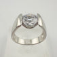 Shimmering and Beautiful 2.00 Carat DiamondLite Solitaire Ring  - Sterling Size 6.5