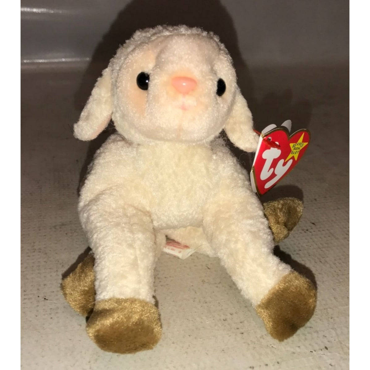 Vintage 1998 TY Beanie Baby with Tags Ewey the Lamb