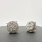 Diamond Stud Earrings in Sterling Silver - Natural Diamonds